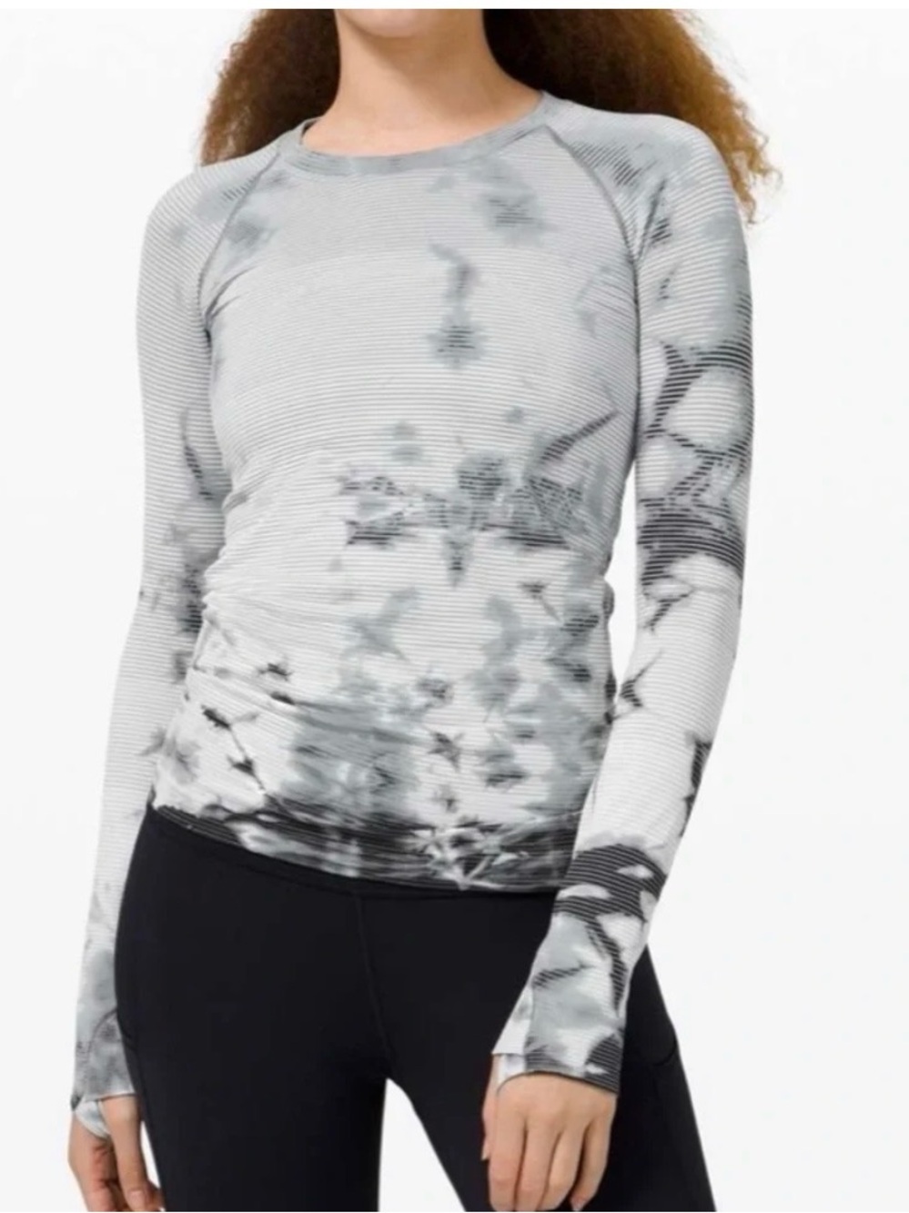 lululemon athletica Swiftly Tech Long Sleeve 2.0 Multi Dye Shibori Stripe -6